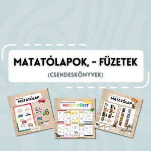 Matatólapok, - füzetek