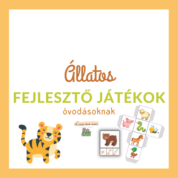 Állatos fejlesztő játékok