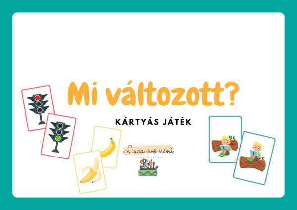 Mi változott? (kártyás játék)