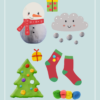 Téli-adventi gyurmalapok (21 db) - Image 3