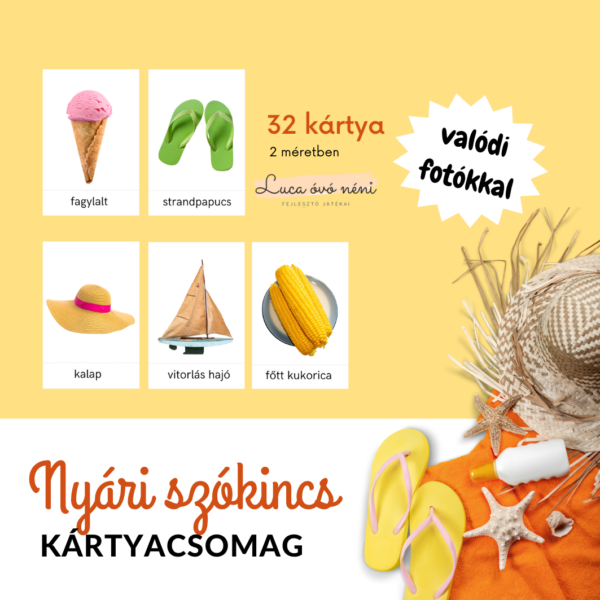 Nyári szókincs kártyacsomag