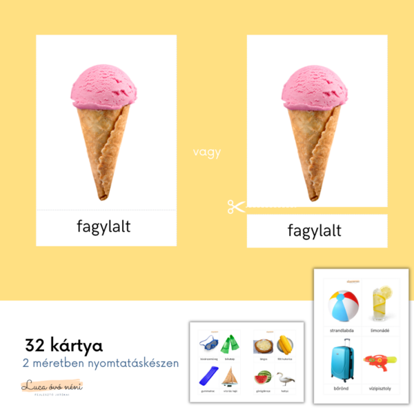 Nyári szókincs kártyacsomag - Image 2