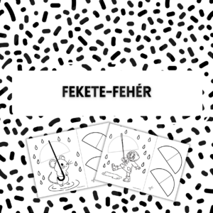 Fekete-fehér párszázas