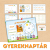 Gyereknaptár (otthonra, osztályterembe)
