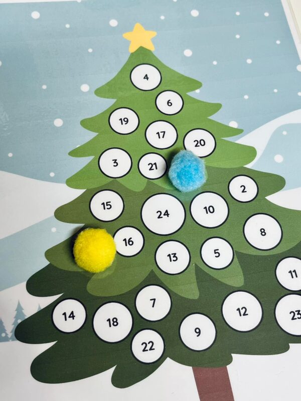 Adventi naptár, társasjáték és 30 oldal színező - Image 2