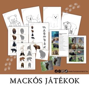 Medvés játékcsomag